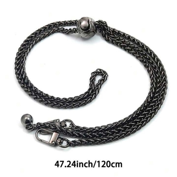 Silver Ball Aftermarket Adjustable Length Replacement Chain 47.24" - Picture 7 of 8